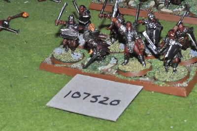 28mm fantasy / LOTR - uruk-hai orcs captured merry 8 figs metal - (107520)