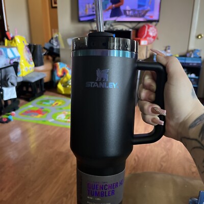 BLACK CHROMA 40OZ Stanley Quencher H2O Tumbler