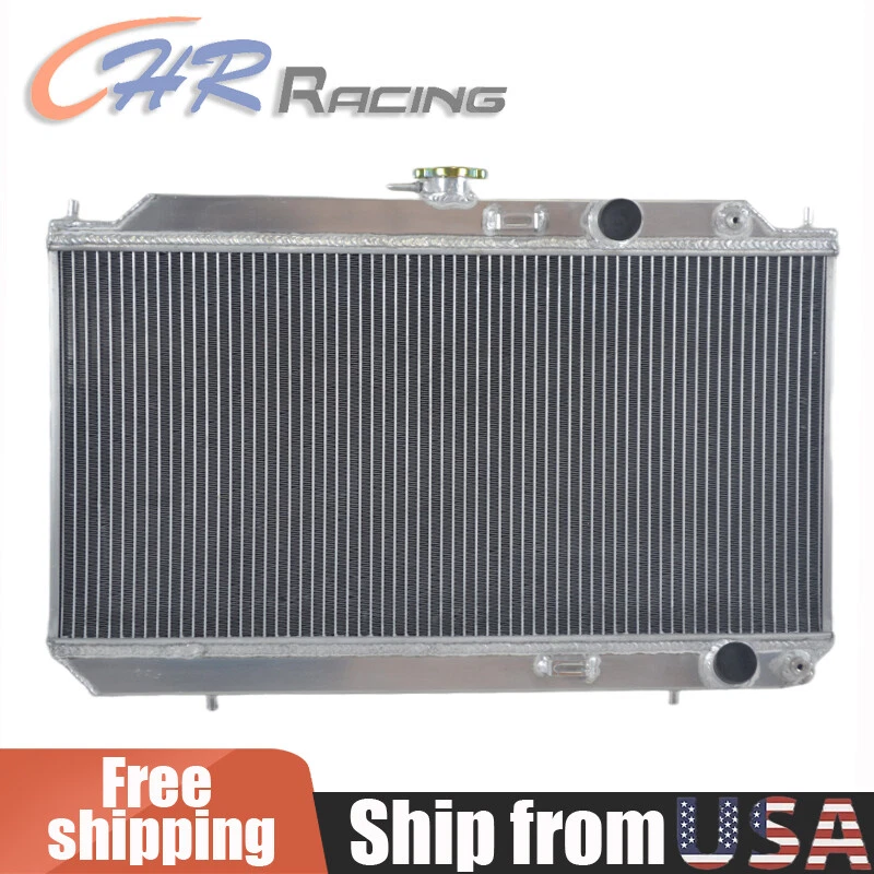 Radiador y ventilador de aluminio para Acura Integra RS LS 1990-1993 1,8 L 1,7 L L4 manual Foto 2 de 4