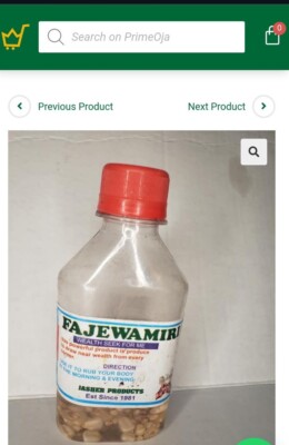 Fajewamiri (Wealth Seek for me) Spiritual Oil