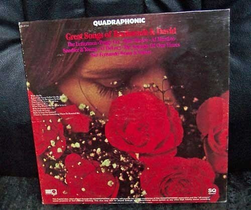 Great Songs Of Bacharach & David by Various Artists Quadraphonic LP Peggy Lee - Picture 1 of 1