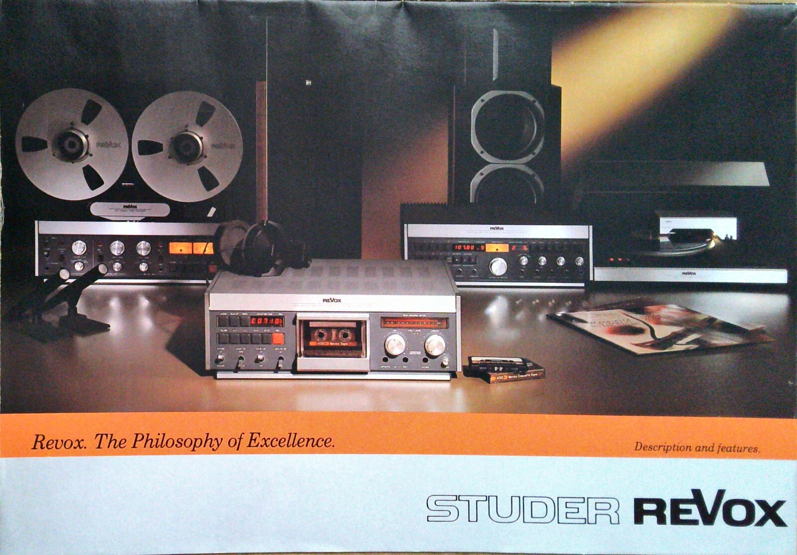 Vintage Studder Revox Color Catalog for B760 B739 A740 B780 B760 B790 B795 B710