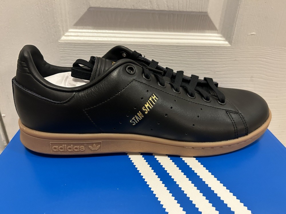 adidas originals Stan Smith Core Black Gum ID1341 Men's Influence Pack Sneakers