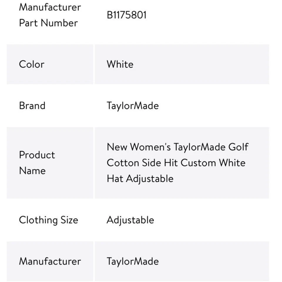 Sombrero/gorras de golf Taylor Made Foto 3 de 4