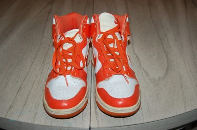 Nike Dunk High LE White 630335-811 Syracuse Orange Size 7.5 1999 OG RARE