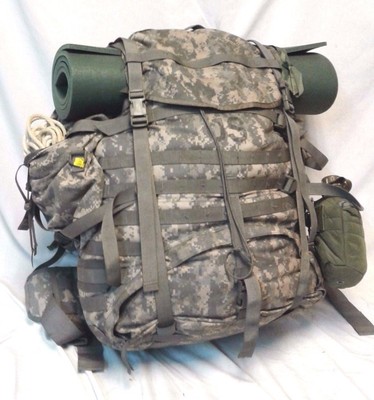 military rucksack with frame