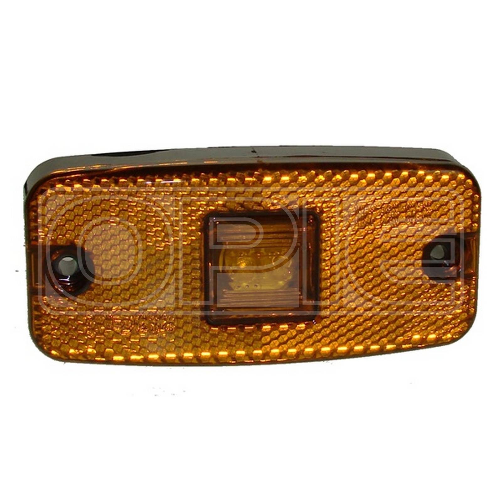 LED Side Marker and Reflector Lamp - Amber - 21cm cable - Maypole MP8575