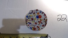 Vintage Party Clown Circle Tin Noise Maker