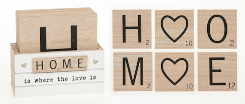 Scrabble Sentiments Coasters Set of 6 - Home Coffee / Tea Mug