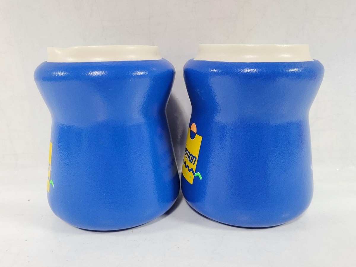 Lot of 2 Vintage Coleman Tuffoams Insulated Koozies/Foam Can