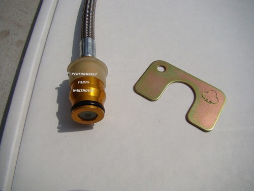 HYDRAULIC CLUTCH LINE - 98-02 GM QUICK DISCONNECT / AN4 FITTINGS 48" LENGTH - Picture 2 of 4