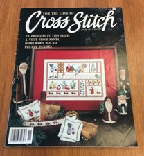For The Love Of Cross Stitch Magazine 23 Projects By Leisure Arts November 1990