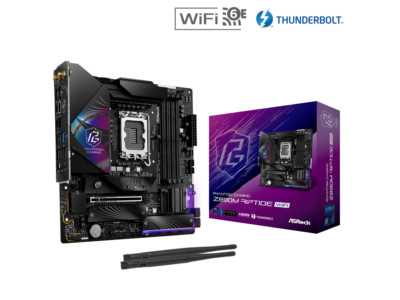 ASRock Z890M Riptide WiFi LGA 1851 Intel Z890 SATA 6Gb/s Micro ATX Motherboard