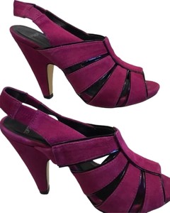 cerise pink suede shoes