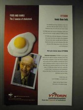 2005 Merck Vytorin Ad - Food and Family 2 Sources