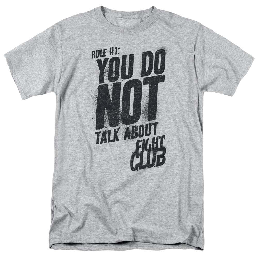 Fight Club T-shirt 1999 American film men's adult regular fit graphic tee
