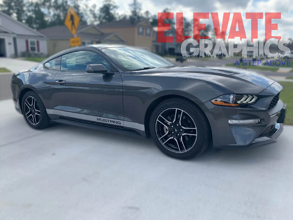 For Ford Mustang Decals Side Rocker Graphics Stripes 3M Vinyl Stickers 2005-2023 - Изображение 4 из 4