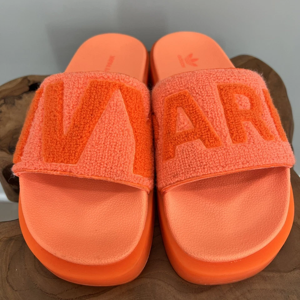 Adidas Ivy Park (Beyoncé Collab) Naranja Slides M 6 / W 7 Foto 3 de 4