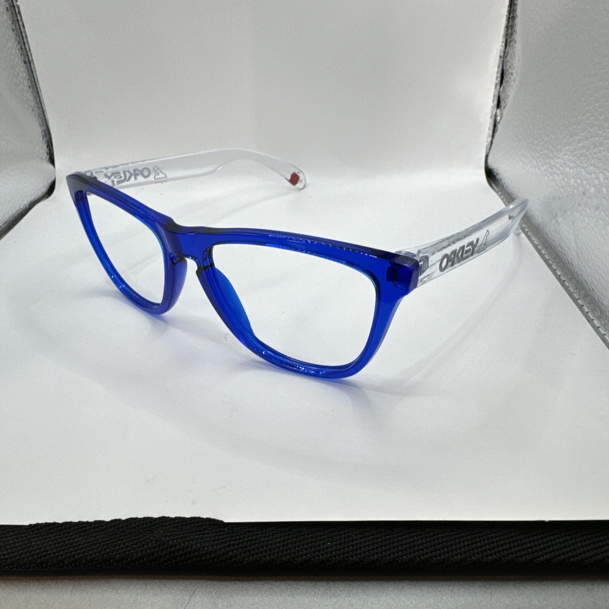 Oakley Shibuya Frogskin Crystal Blue/Clear Frame | eBay