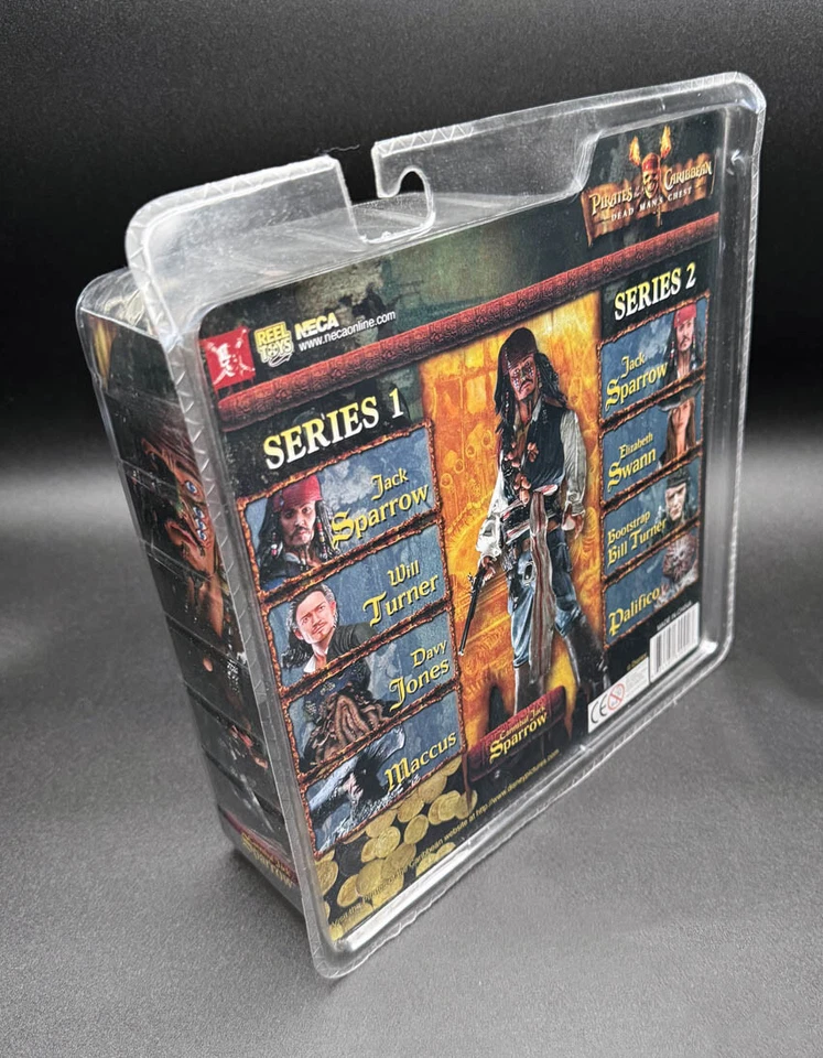 Jack Sparrow NECA SDCC 2006 Exclusive 7" Cannibal Pirates of the Caribbean NIP - Image 3 of 4