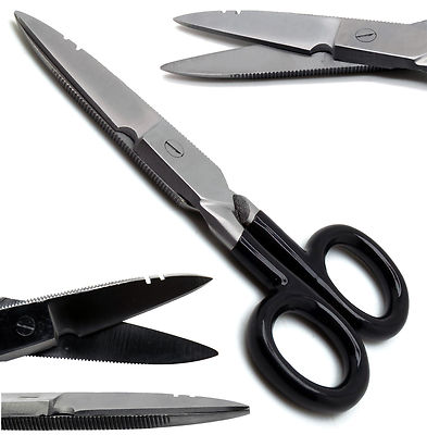 Electrician Black Scissors 5.25'' Cutting Stripping Wires Repair Universal Tools