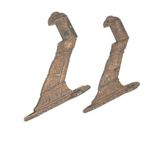 2 Frühe Handlaufhalter Für Treppengeländer Alte Viktorianische Mission