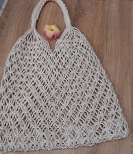 Knitting hand bag, shoulder beach bag, Hobo bag, tote bag woven handbag style