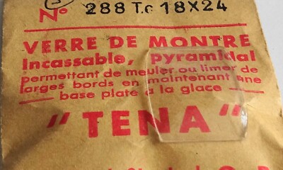 Verre De Montre 30 X 21 Mm Cintré 2 Côtés - Neuf Sans étiquette, Générique