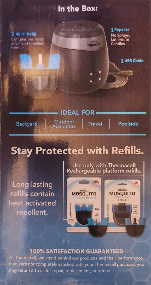 Thermacell E90 Mosquito Repellent Refill Black 843654007519 eBay