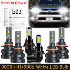 For Toyota 4Runner 2006-2009 6X LED Headlights Bulbs High Low Beam Fog Light Z8