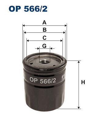 Filtron OP 566/2 Premium Oil Filter for Alfa Romeo Fiat Lancia Seat  