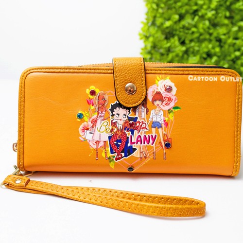 Betty Boop Wristlet Wallet Card Holder Lady's Purse Zippered New w/Tag Woman's - Picture 7 of 9
