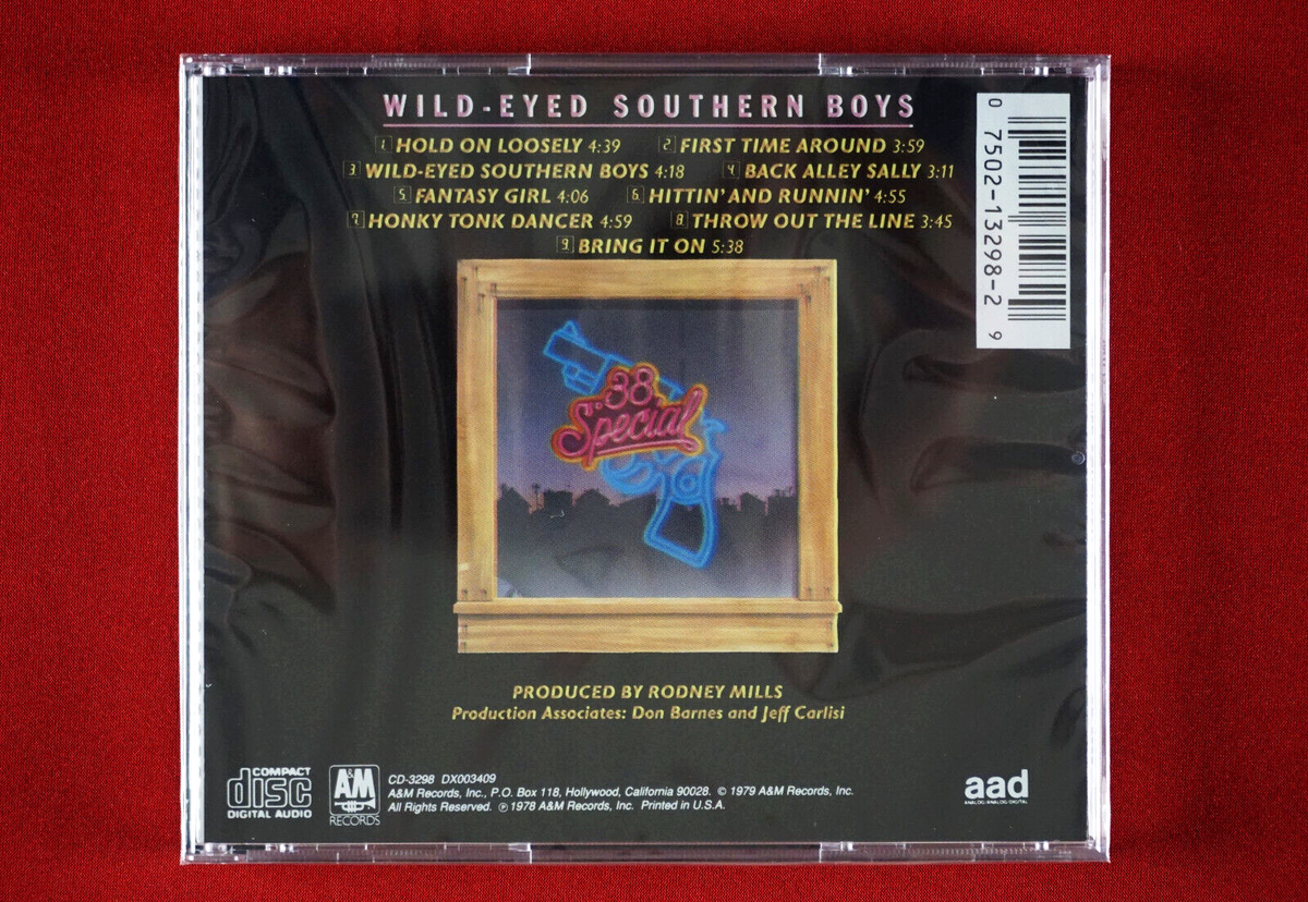 Wild-Eyed Southern Boys by .38 Special 38 Special (CD, 1990