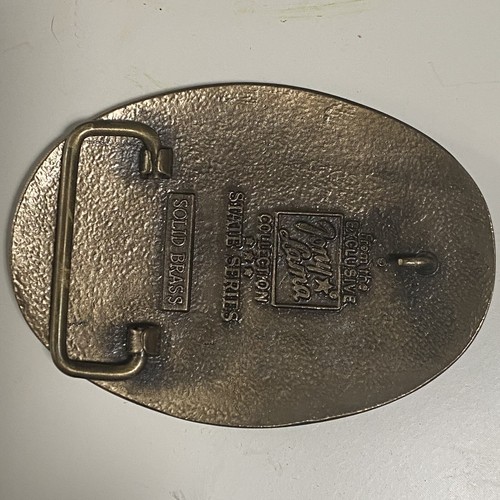 TONY LAMA STATE SERIES THE UNITED STATES OF AMERICA BRASS BELT BUCKLE - Picture 3 of 4