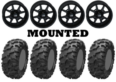 Kit 4 ITP Blackwater Evolution 30x10-14 on 556 Stealth Matte Black 1KXP