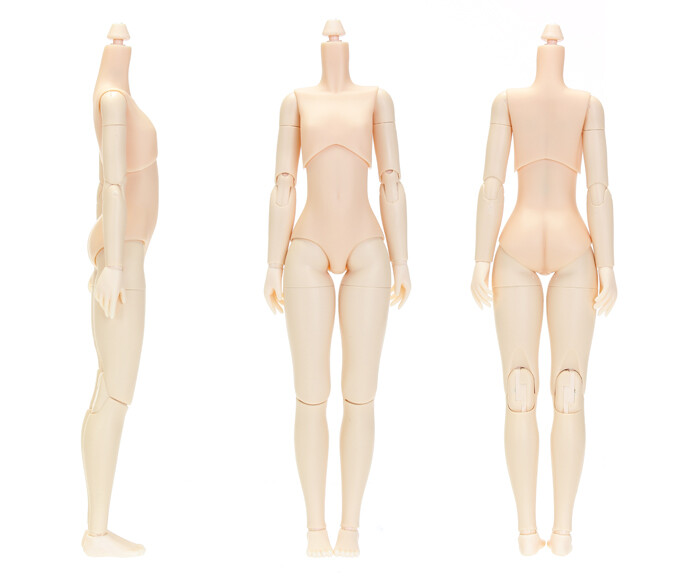 Corps de poupée obitsu 22 cm sbh m peau blanche