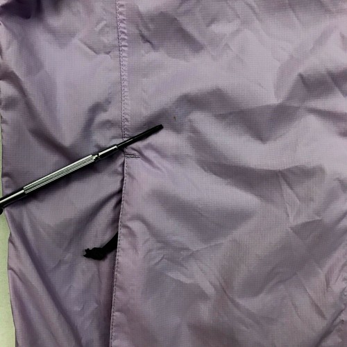 Guide Series Waterproof Womens Nylon Hooded Jacket Full Zip Size S Purple - Picture 9 of 9