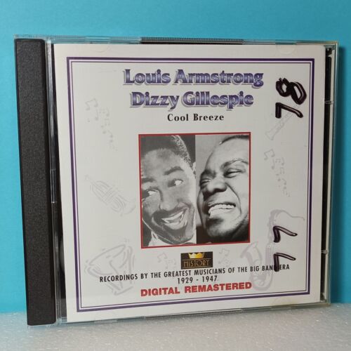 Louis Armstrong Dizzy Gillespie Cool Breeze 2 CD set History import Big Band Era
