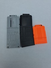 Nerf Rival Zombie Strike 12 Round Dart Clip Gray Ammo Magazine Lot 3