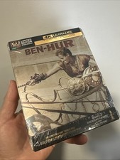 BEN-HUR 1959 4K BD DIGITAL STEELBOOK 02/17/26 FREE SHIP DEBOSSED