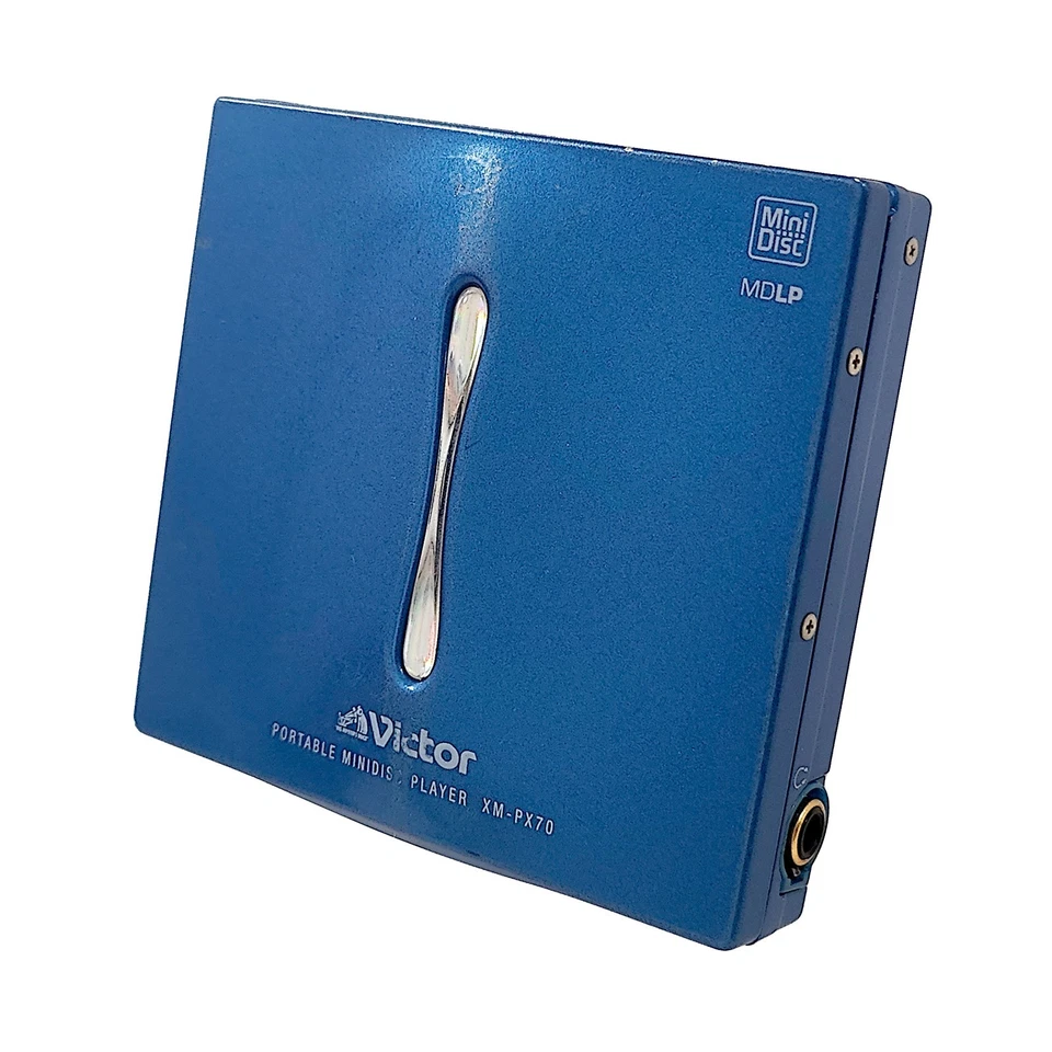 Victor JVC XM-PX70-A MiniDisc Player + Remote & Battery Case Tested Working MD - Image 2 of 4