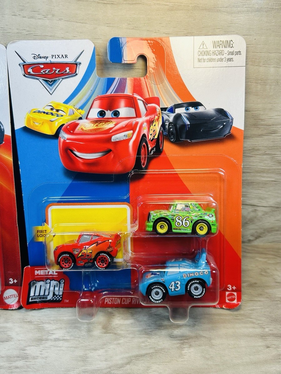 Disney Cars On The Road Mini Racers Cars - Pack of 3 (HJJ19) for