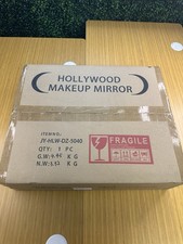 Lighted Makeup Mirror, Black Hollywood Makeup Mirror with Lights, 16x20