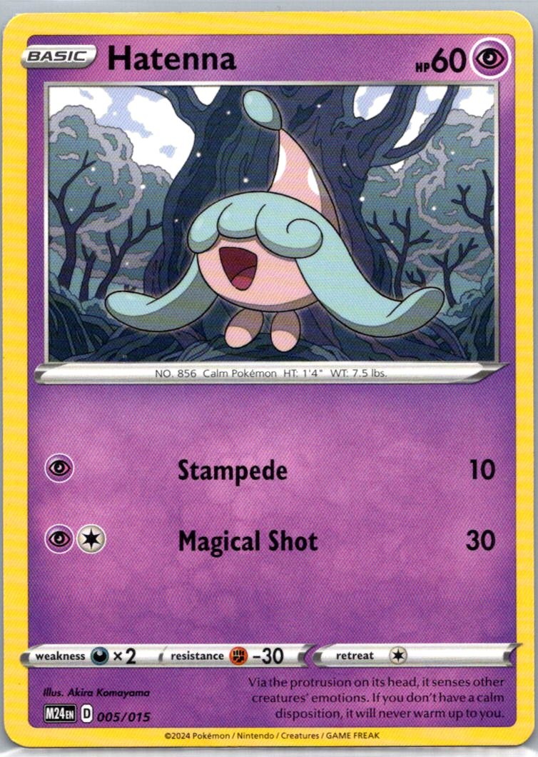 Hatenna 5/15 McDonalds Collection 2024 NM