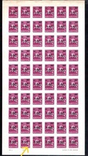SCHÖNER KOMPLETTER POSTFRISCHER BLATT LITAUEN MIT FEHLER, (NEUWERT), 1 Tal., 1993, postfrisch**