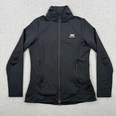Peter Millar Jacket Womens Medium Black Summit Golf Crown Full Zip Performance