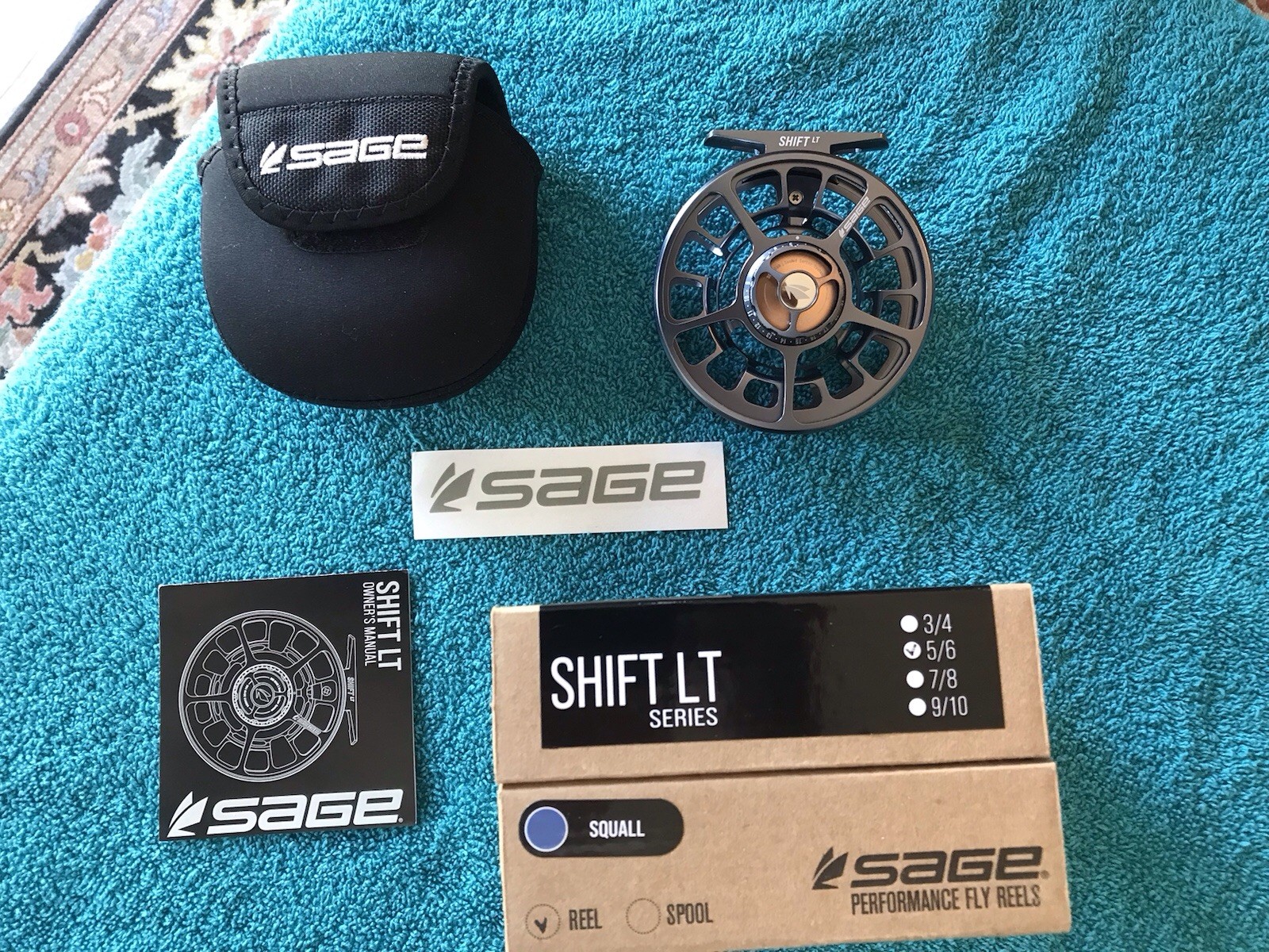 Sage Shift LT Fly Reel ( NEW ) In Squall 5/6 Weight 