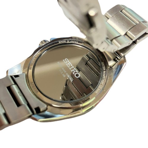 SEIKO Brightz 7B24-0AW0 Radio Solar Analog Men's Watch Working Item - Picture 8 of 10