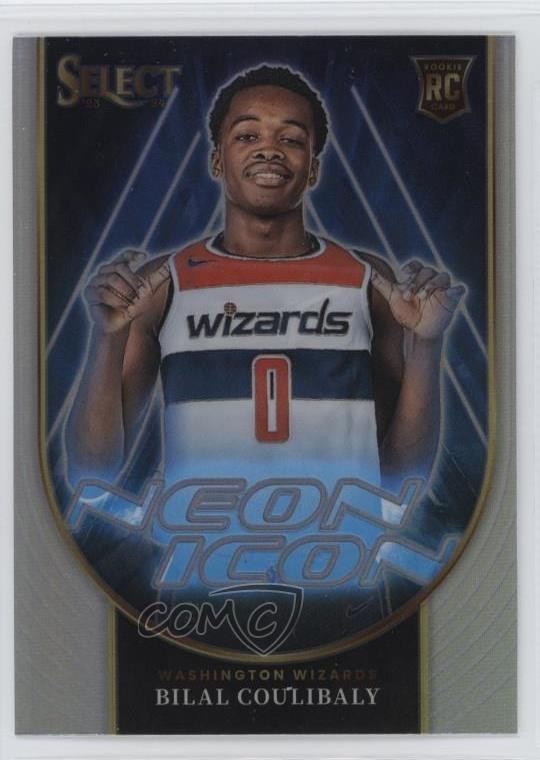 2023-24 Panini Select Neon Icons Silver Prizm Bilal Coulibaly #9 pl8