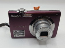 Nikon Coolpix S3000 Plum Digital Camera Parts or Repair Please READ